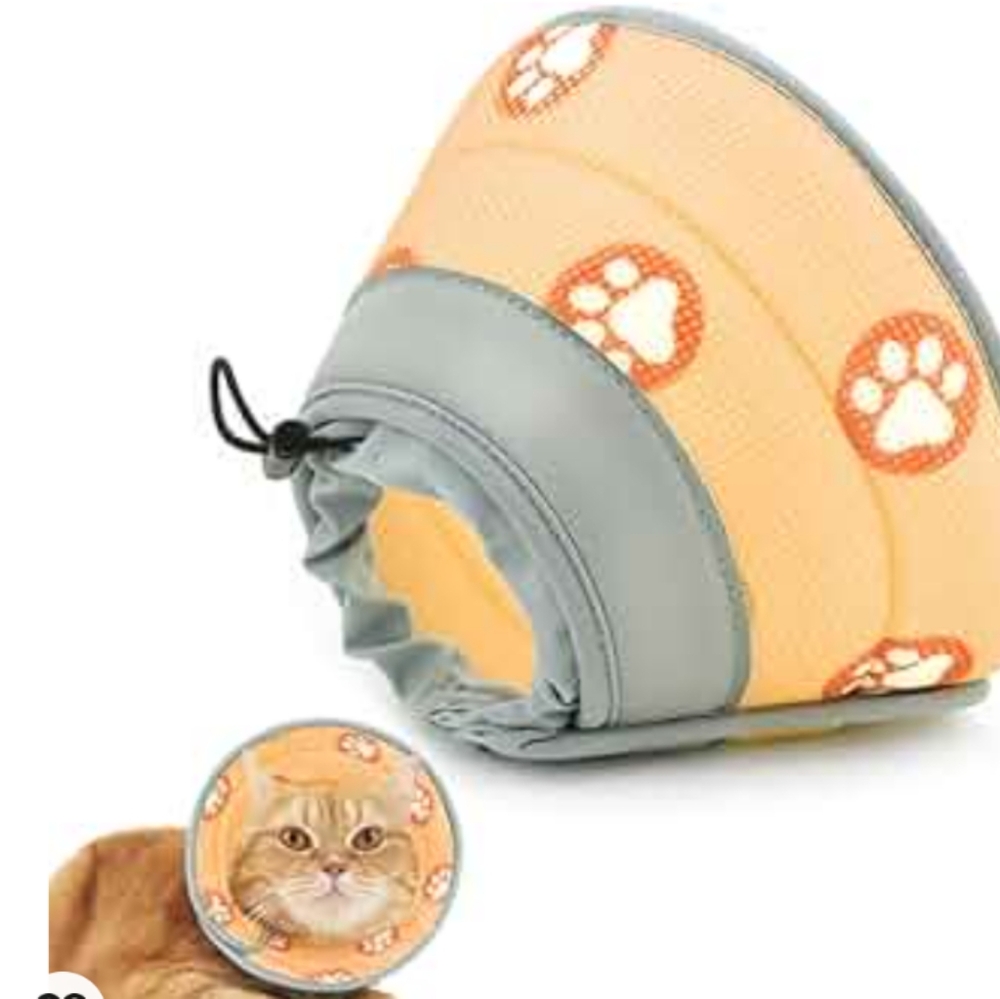 Supet Cat Collar, Cone Adjustable Collar Cat Collar, Recovery Collar, Soft .